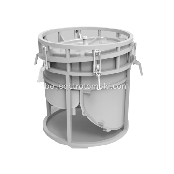 Індывідуальная вялікая пластыкавая рота-форма з HDPE, форма для выратавальнай лодкі, каноэ, рота-ліццё, інструменты, байдарка, вярчальнае ліццё